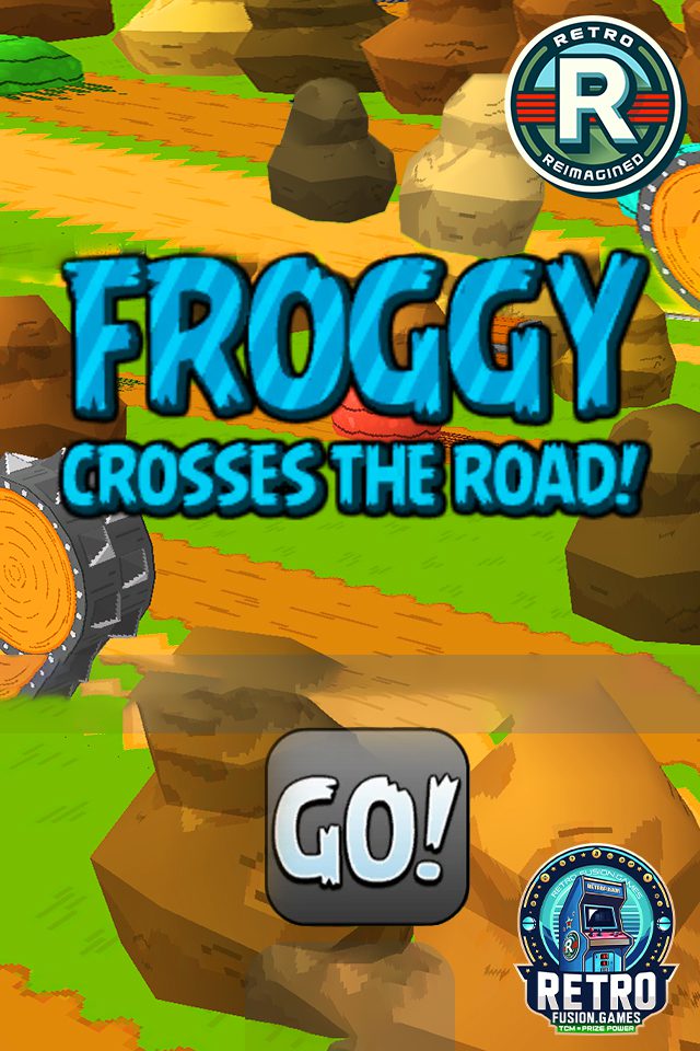 froggy crosses the road